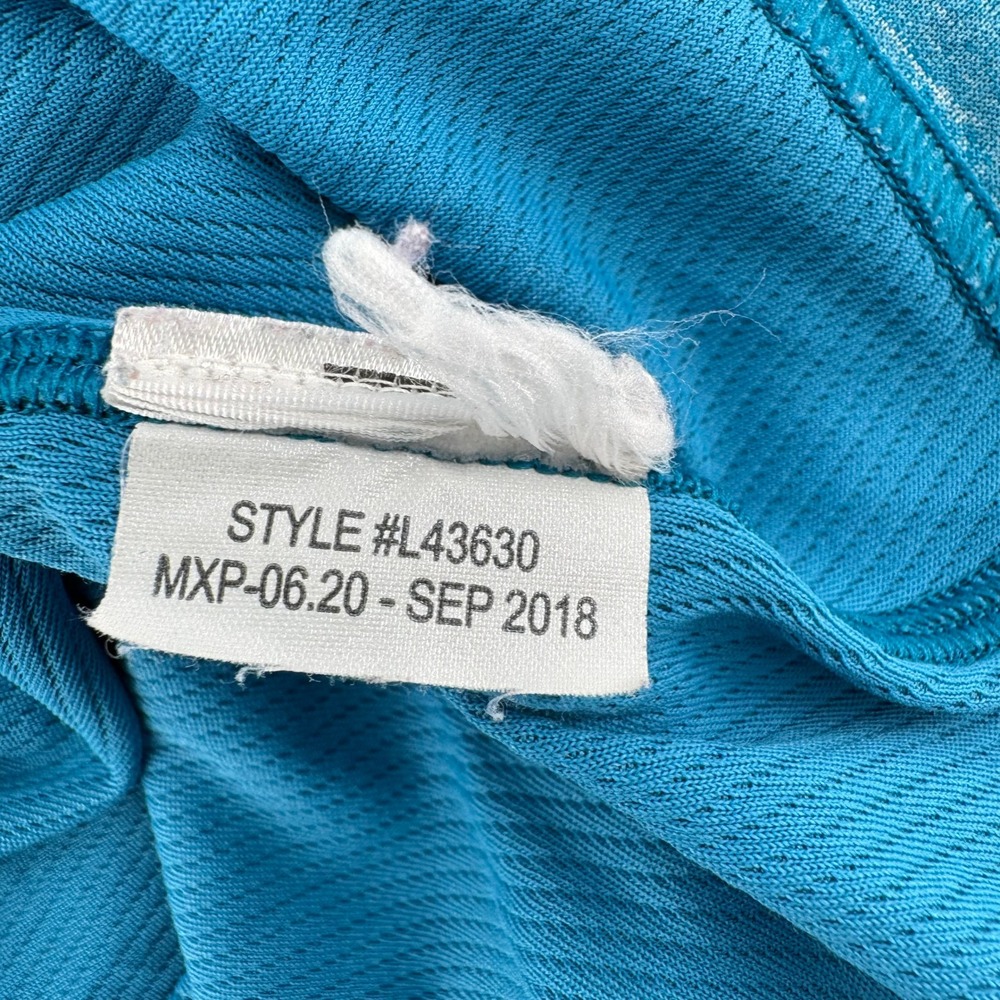 Marmot Wallace Polo Golf Shirt XL Blue Teal Heather Short Sleeve Hiking Outdoor - Picture 6 of 6